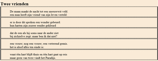 borderstyle - stenonotatie